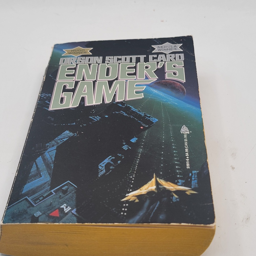 Orson Scott Card Ender's Game Paperback‎ 1986 Mass Market Printing Sci-Fi Fair